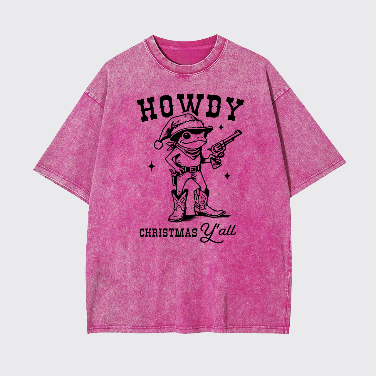 Howdy Christmas Y'all Garment-dye Tees