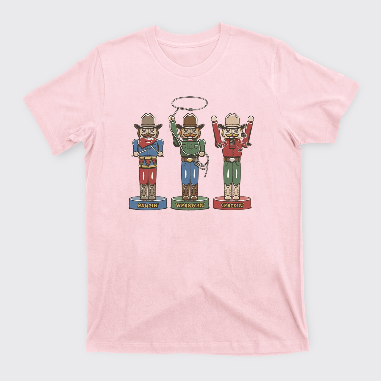 Retro Cowboy Christmas Holiday Season Western T-Shirts