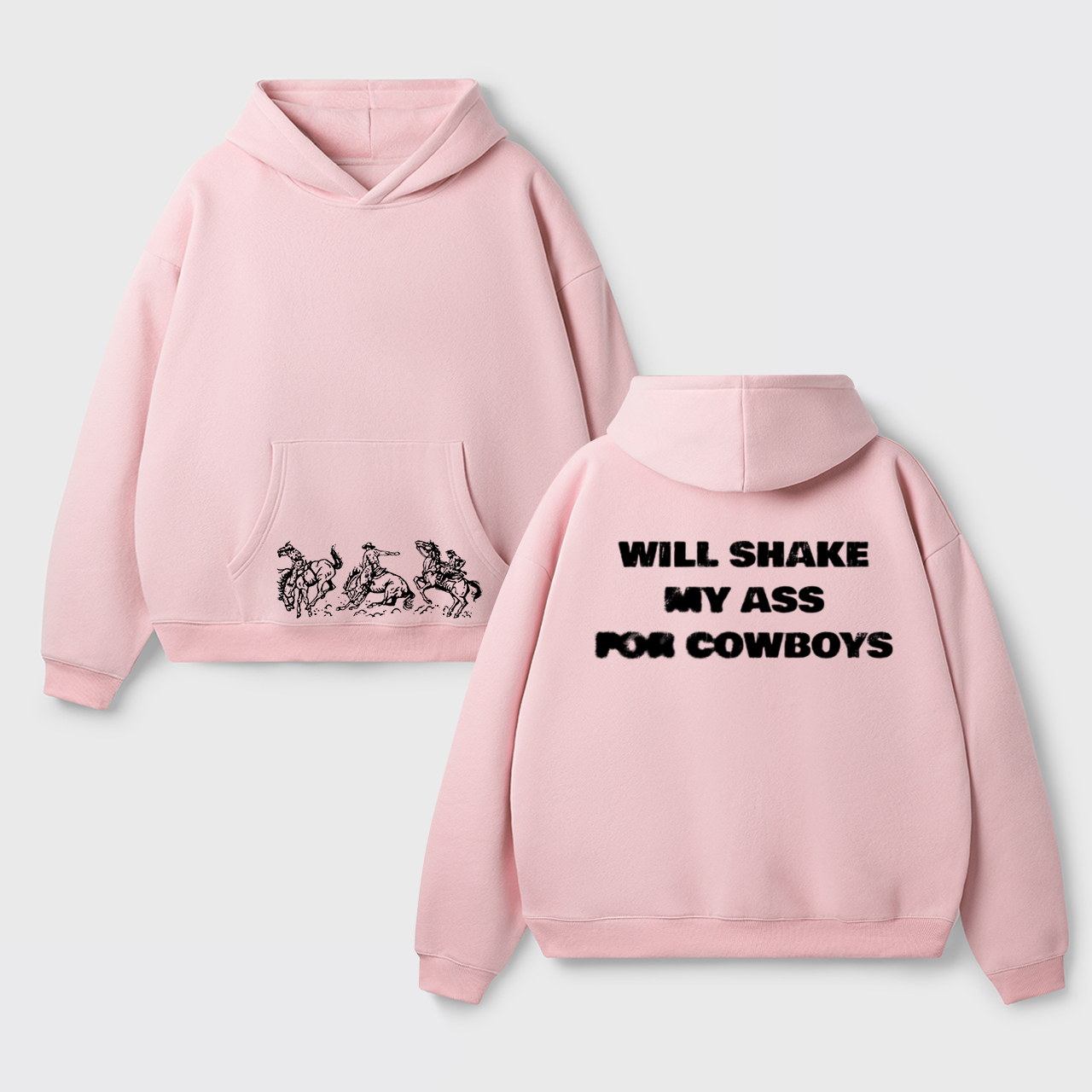 Shake For Cowboys Fleece Hoodie