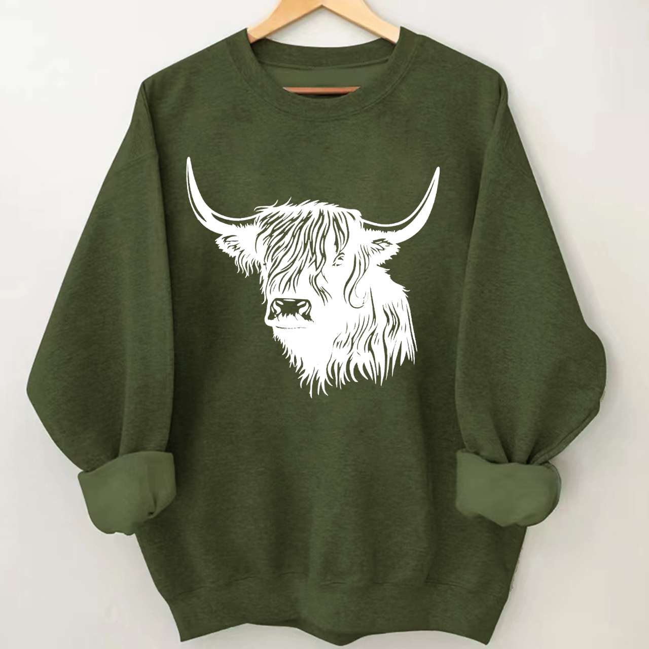Free Sacred Highland Cow Sweatshirt
