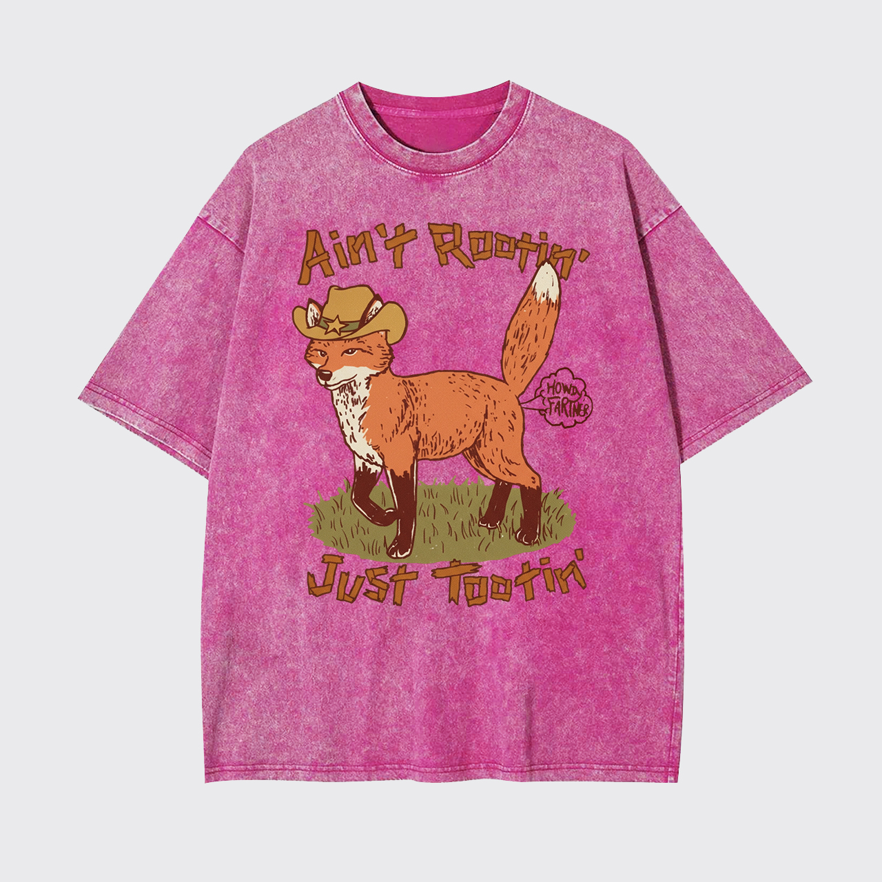 Ain't Rootin' Just Tootin' Garment-dye Tees