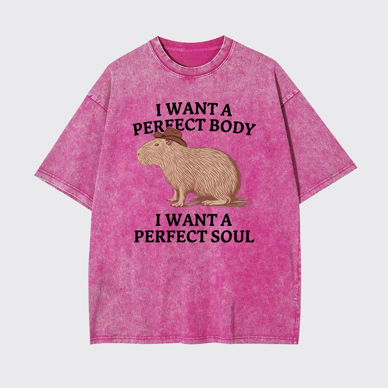 I Want A Perfect Body And Soul Garment-dye Tees