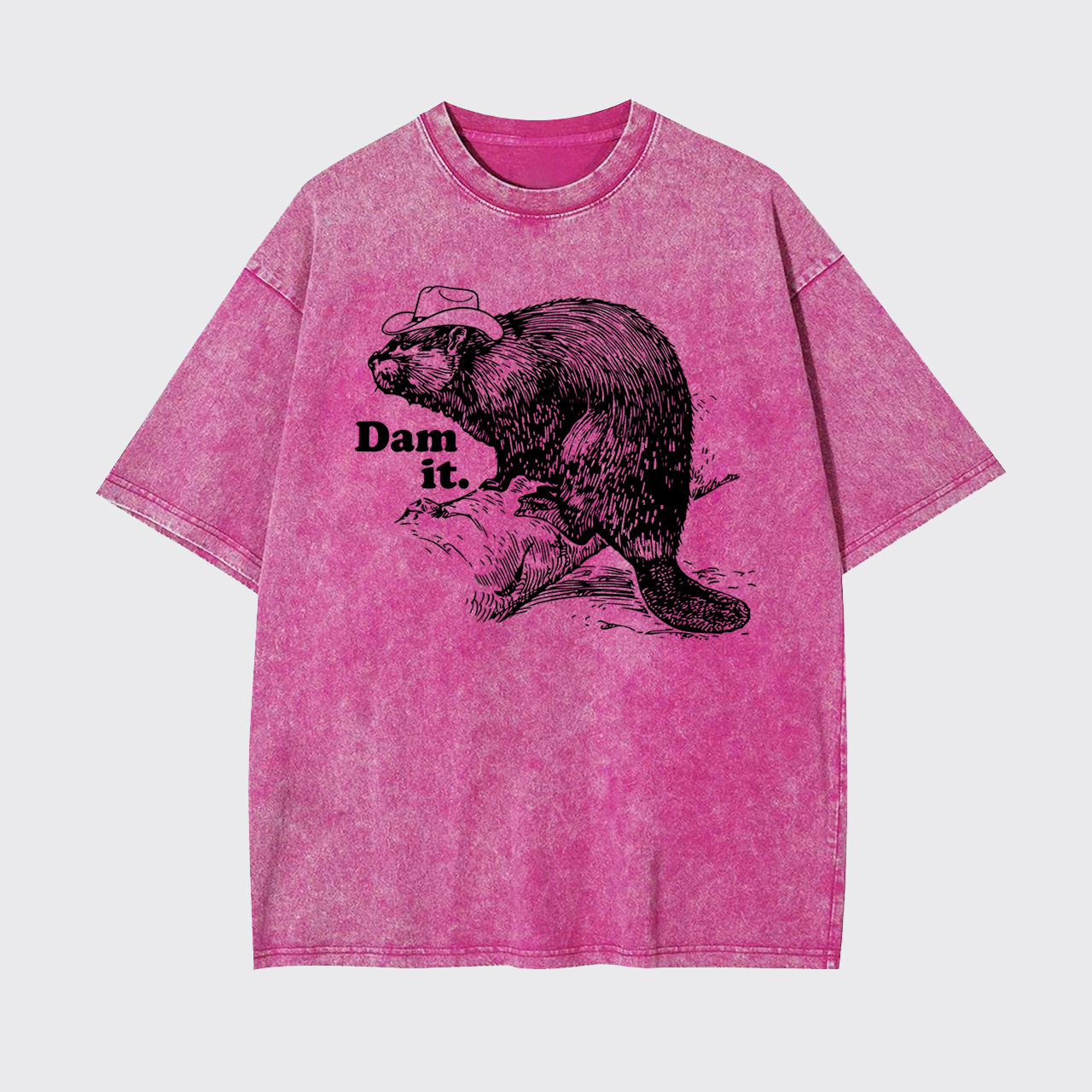 Funny Beaver Dam it Garment-dye Tees