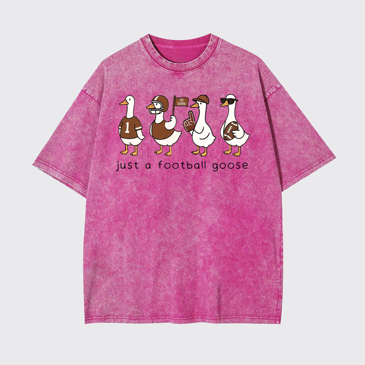 Silly Goose Football Garment-dye Tees