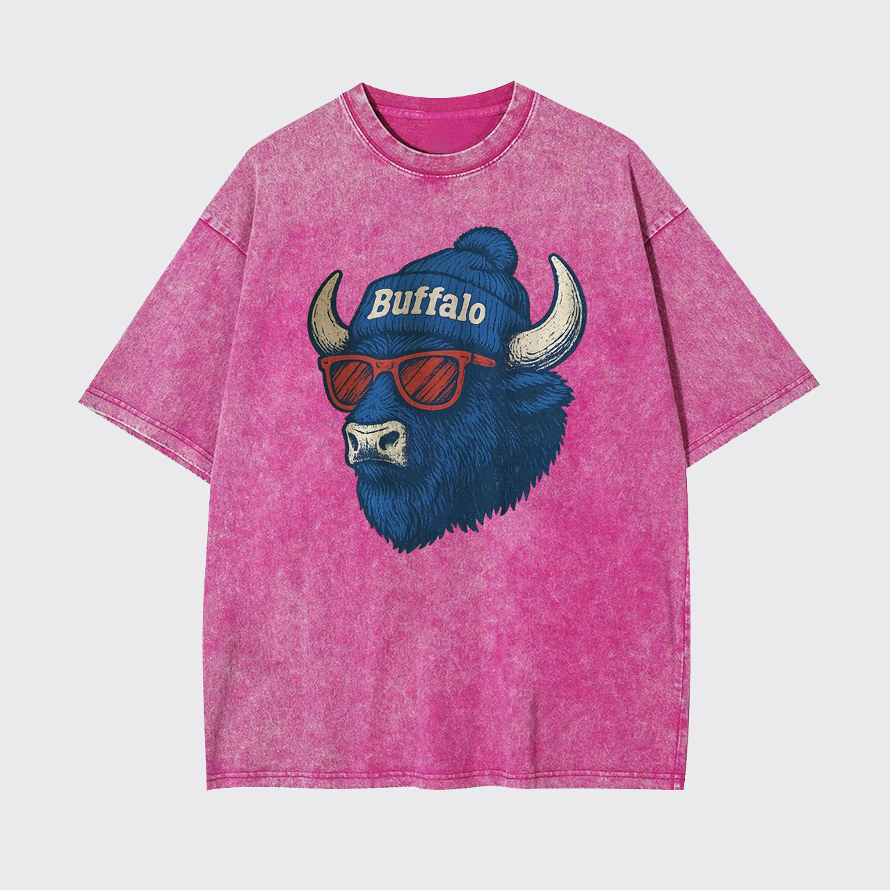 Mascot Style Football Garment-dye Tees