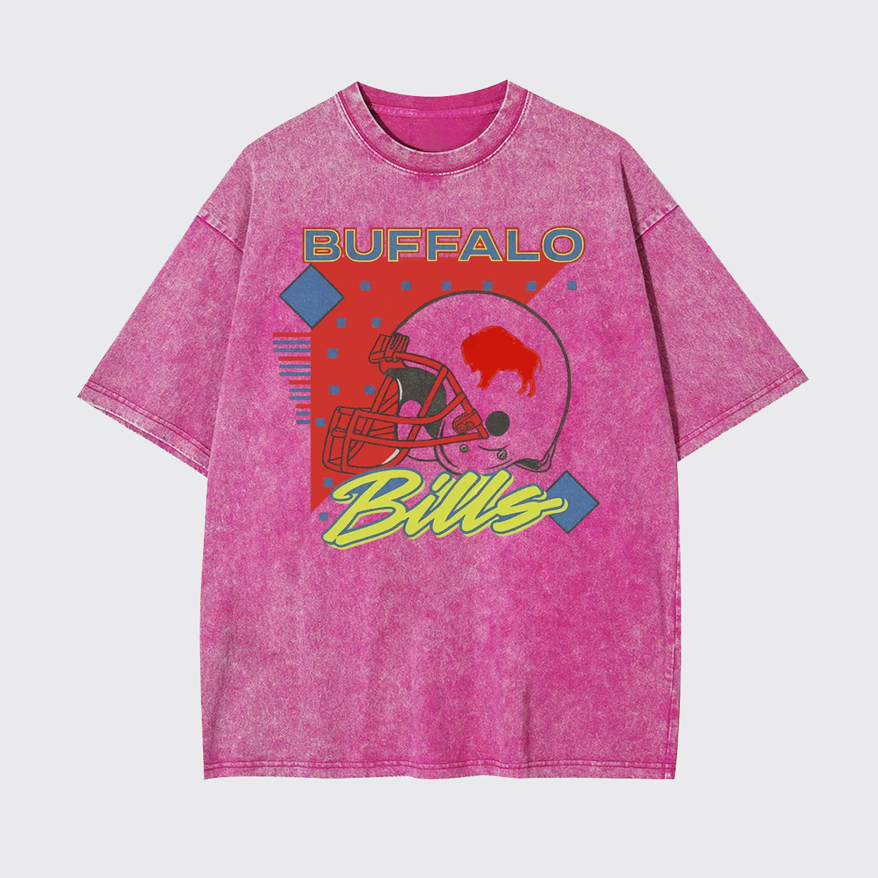 90s Retro Vintage Style Football Garment-dye Tees