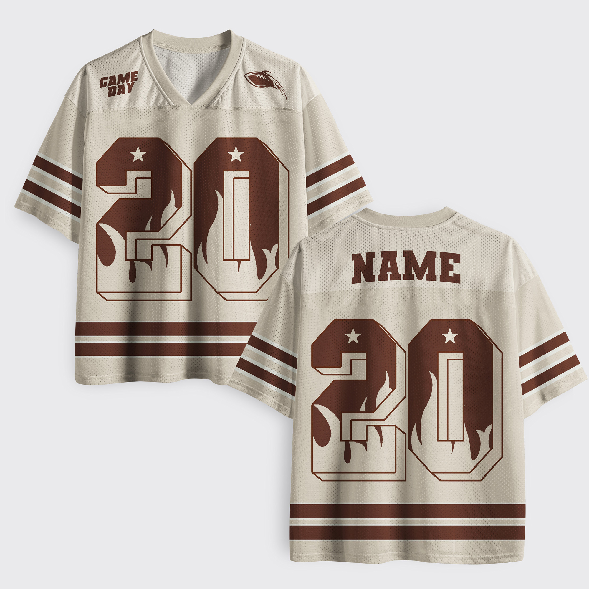 Personalized Football Game Day Mesh Jersey