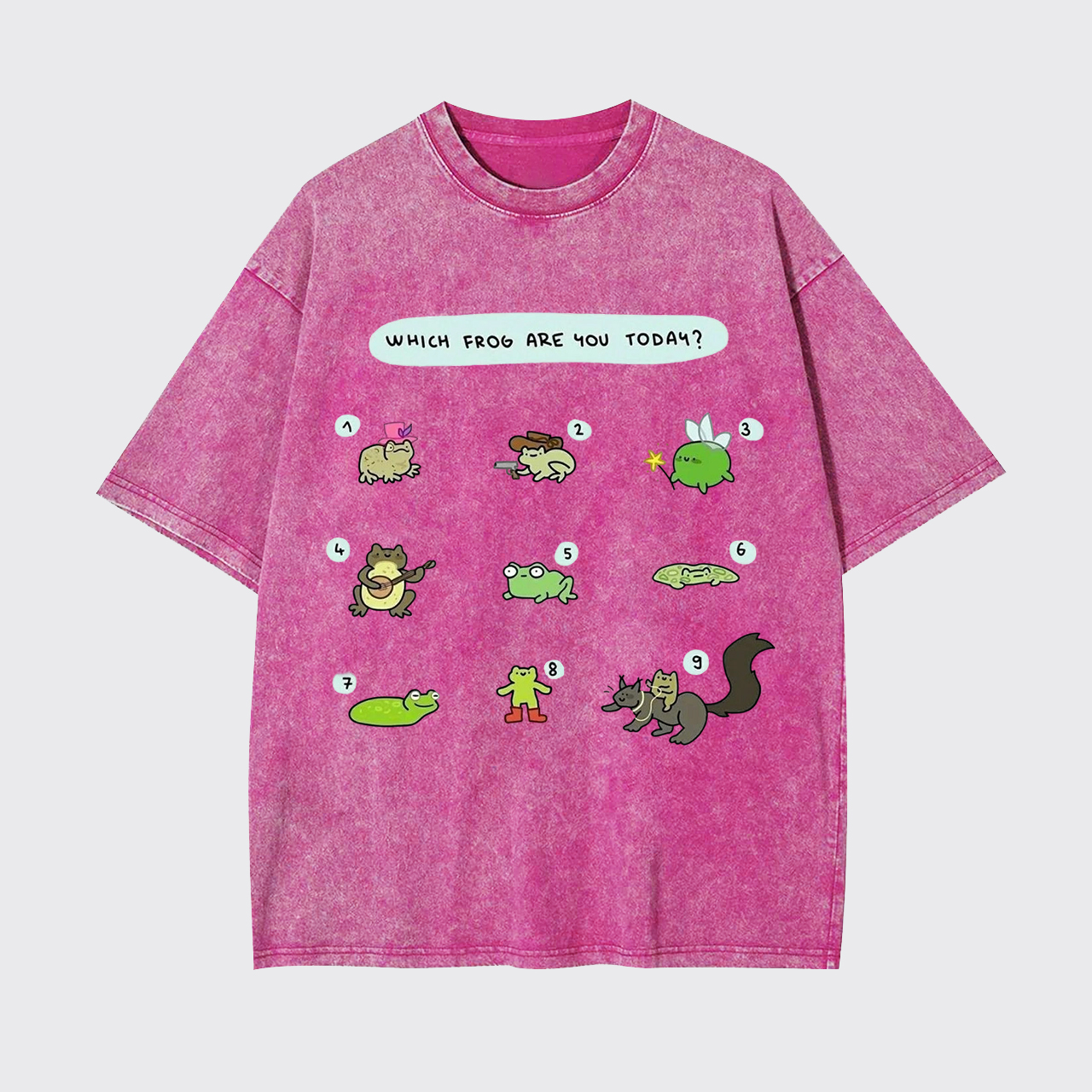 Which Frog Are You Today Garment-dye Tees