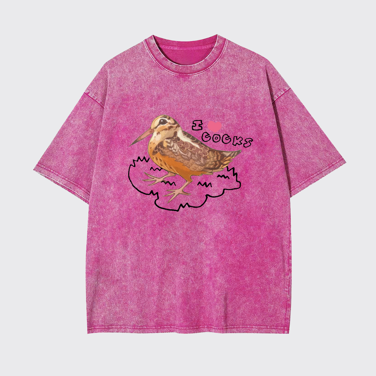 I Love Woodcocks Garment-dye Tees
