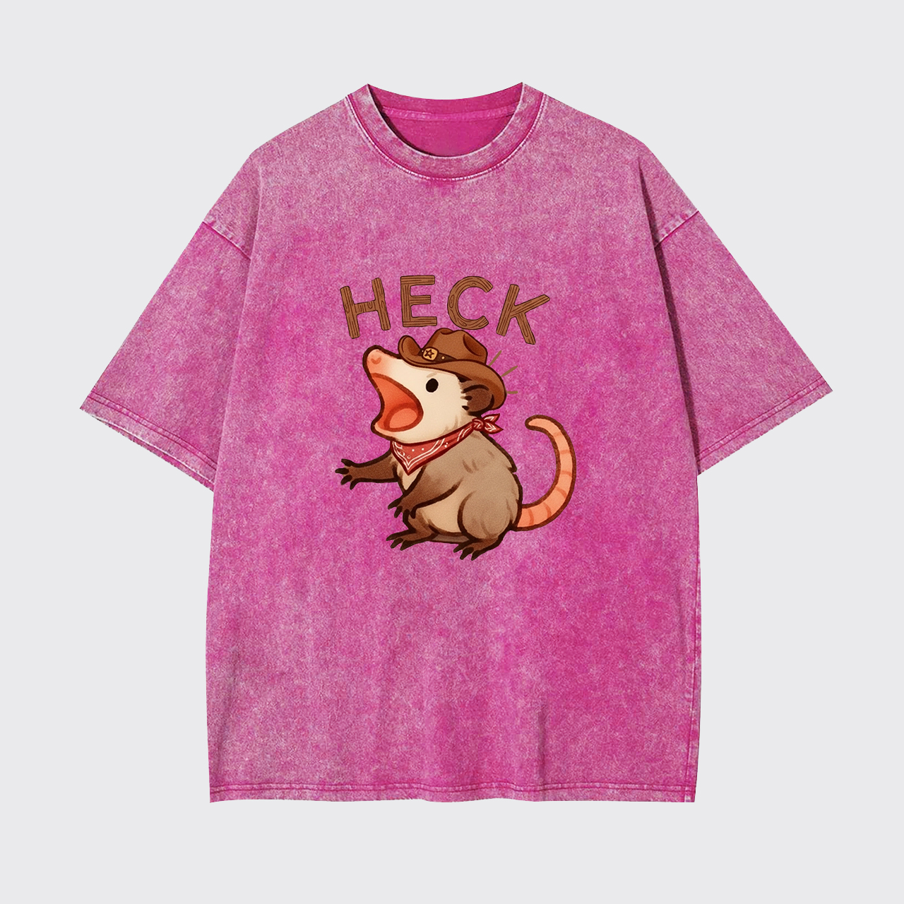 Funny Heck Possum Garment-dye Tees