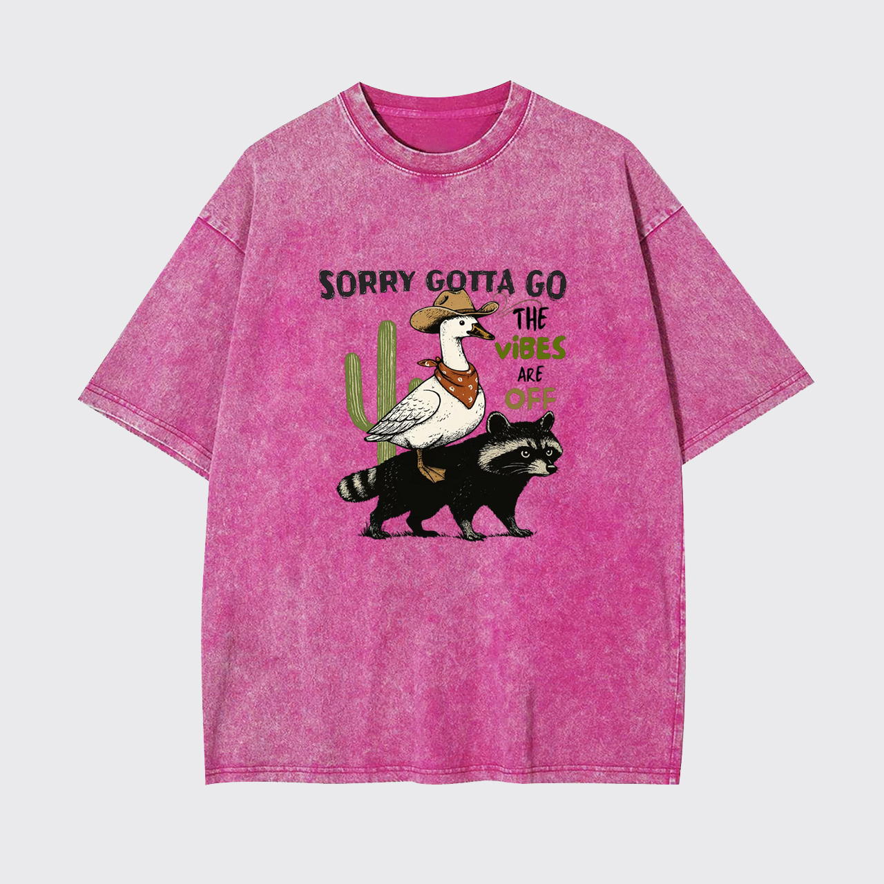  Sorry Gotta Go The Vibes Are Off Garment-dye Tees
