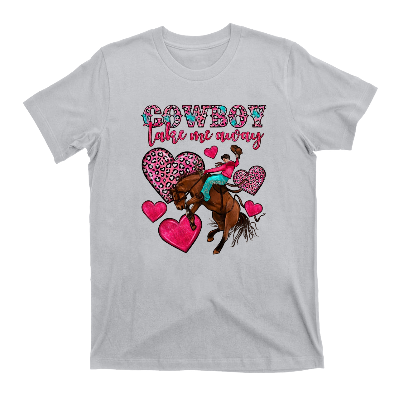 Cowboy Take Me Away Valentine Vibes T-Shirts