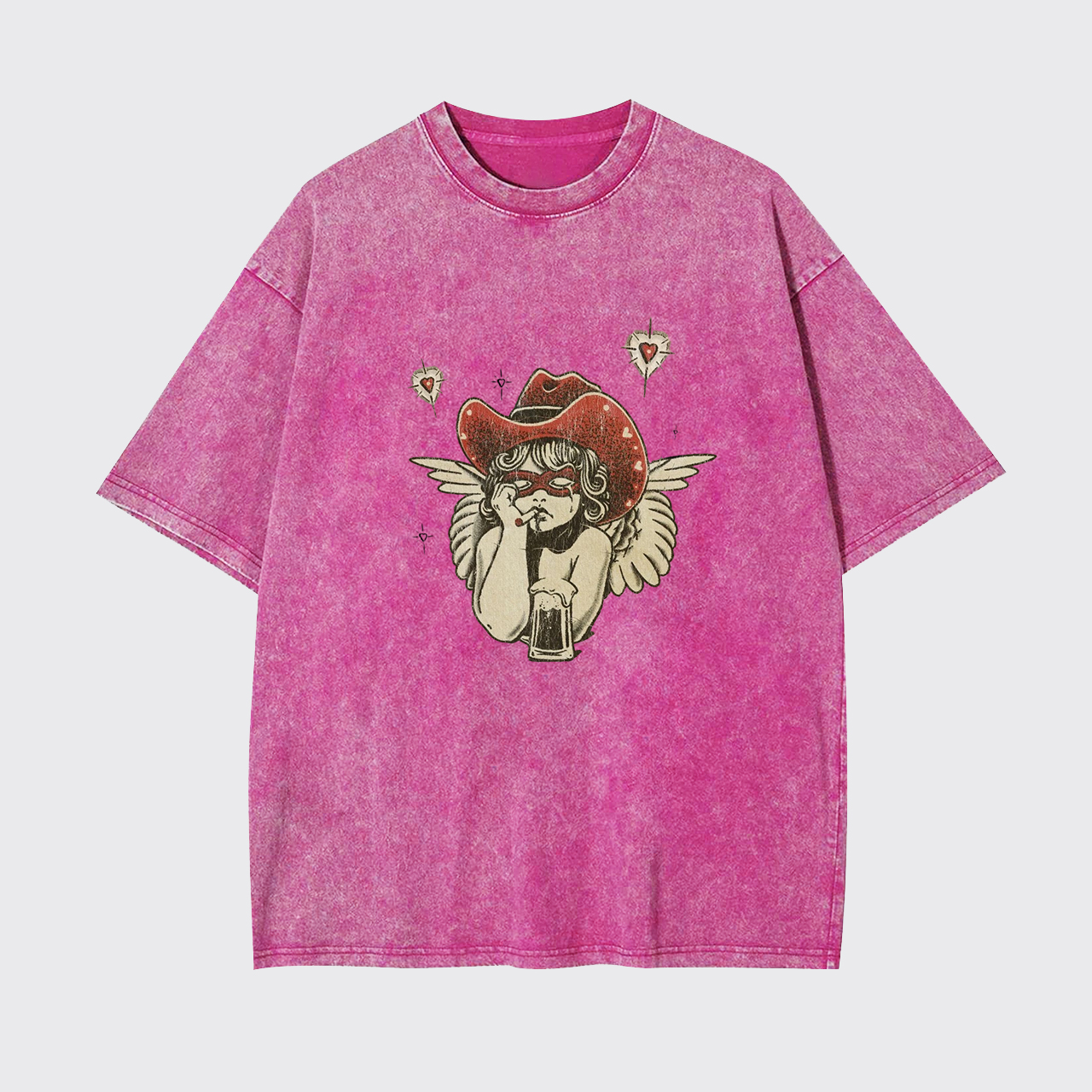 Sad Western Cherub Garment-dye Tees