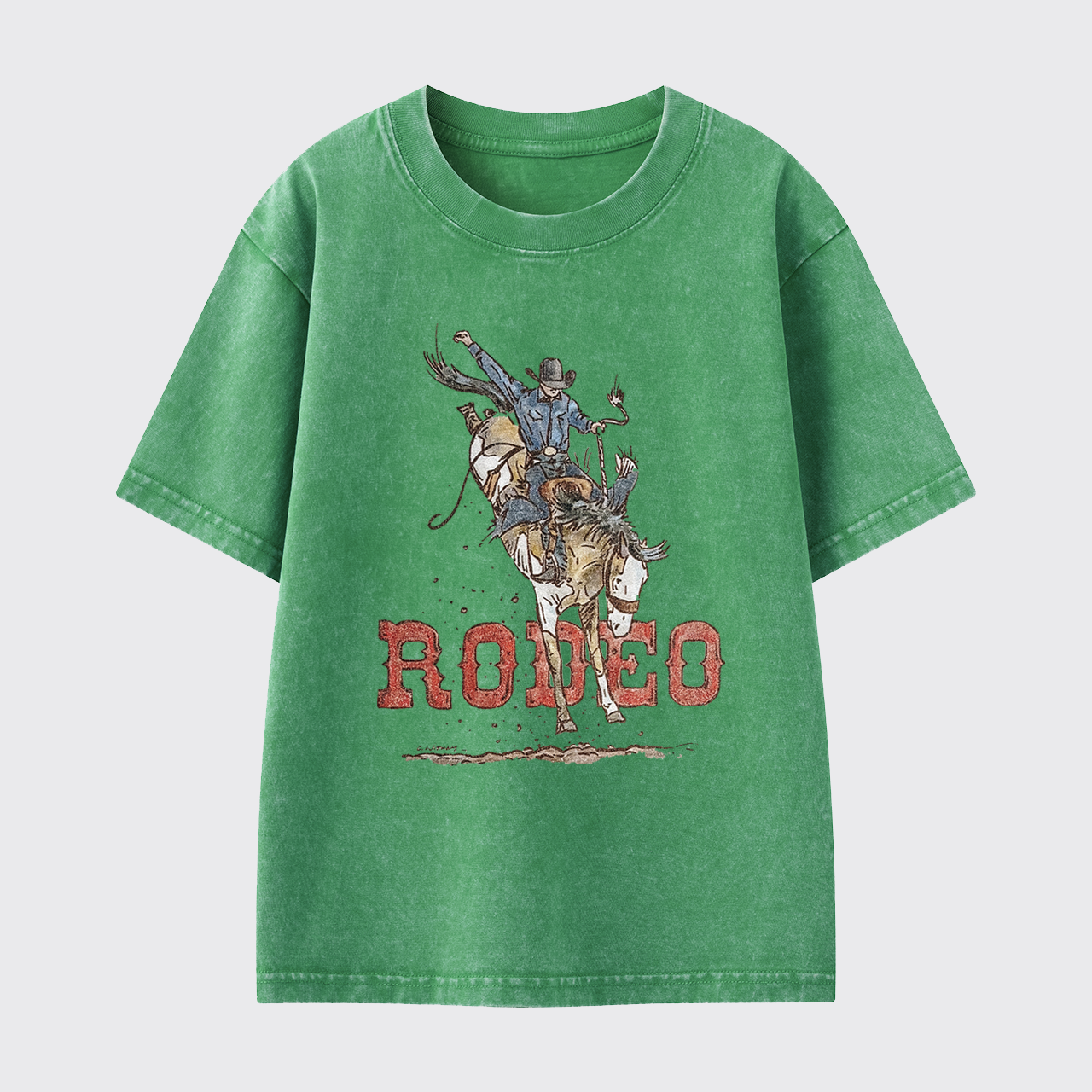 Rodeo Bronc Washed Toddler T-shirt