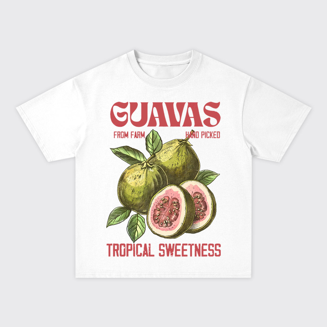 Guavas Tropical Sweetness Oversize T-Shirts