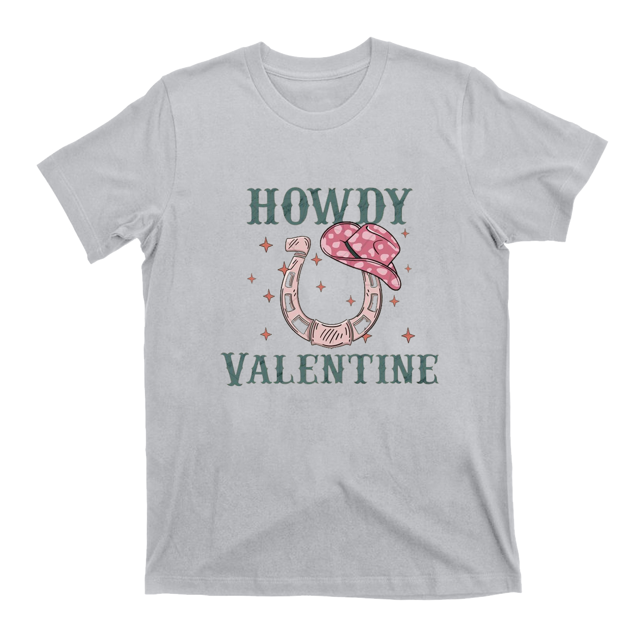 Howdy Valentines Fallen Horseshoe T-Shirts