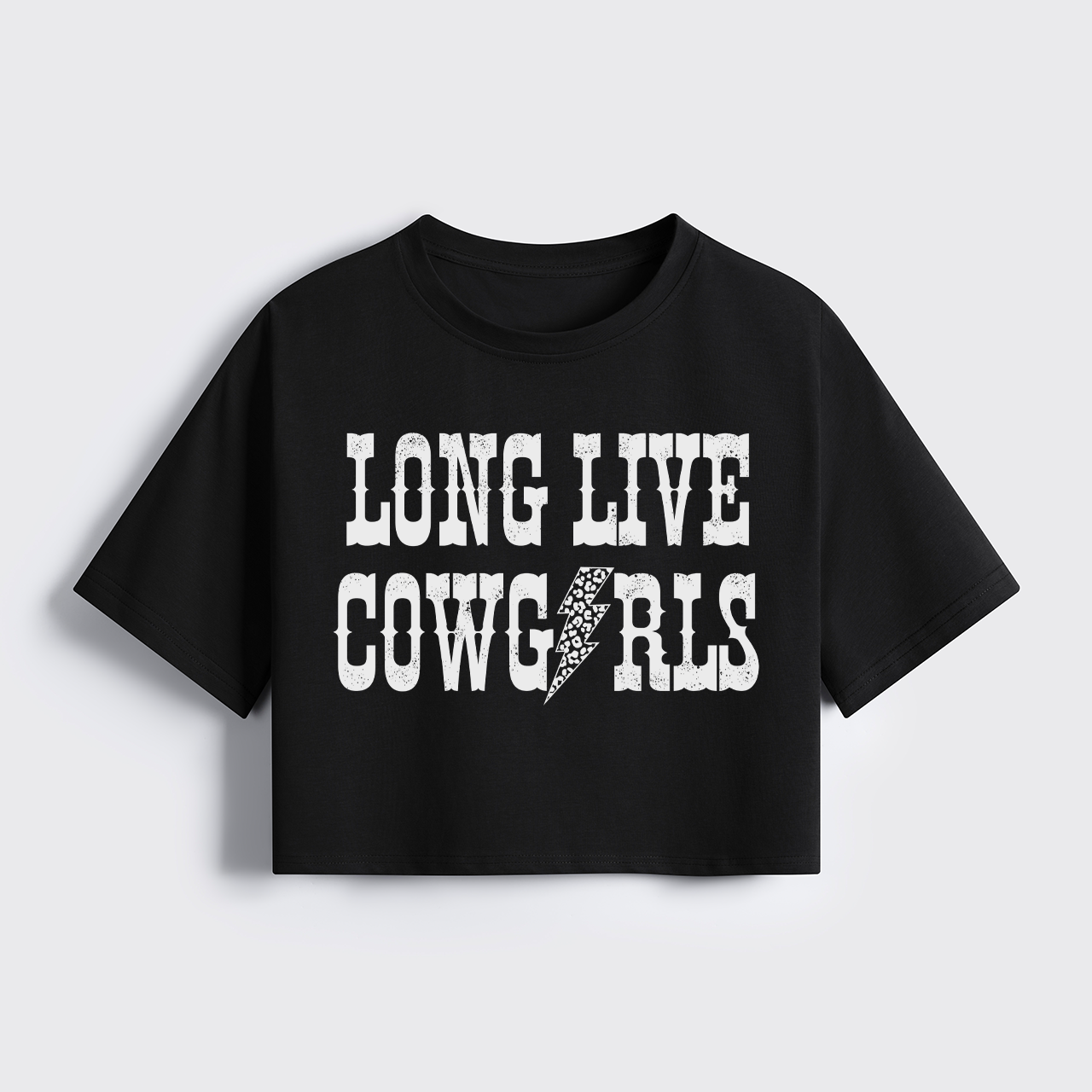 Long Live Cowgirls Cropped Boxy Tee