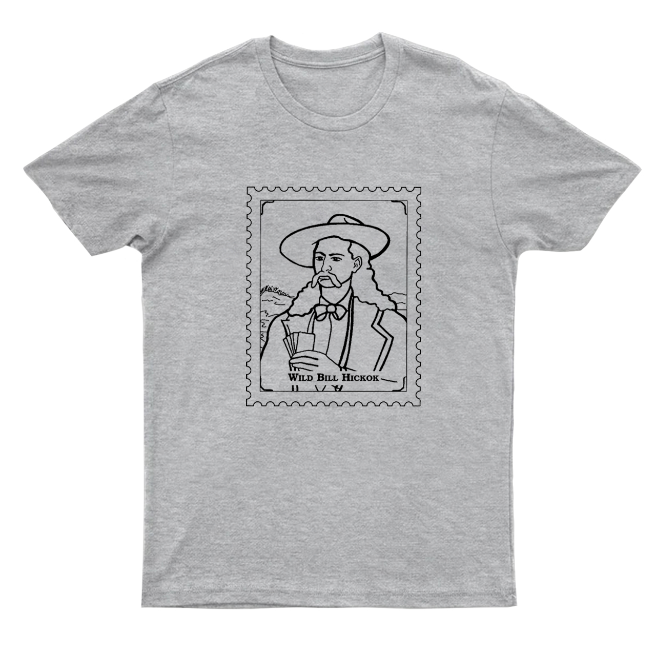 Legendary Cowboy Wild Bill Hickok T-Shirts