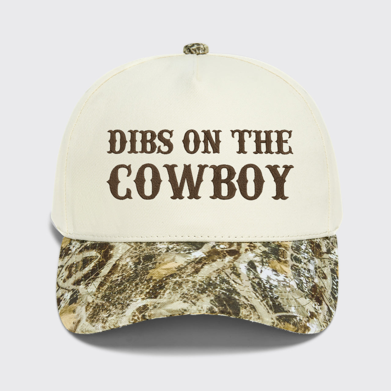Dibs On The Cowboy Embroidered Baseball Cap