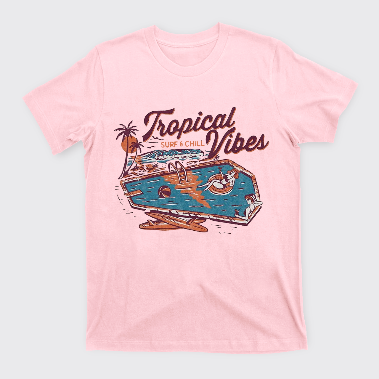 Charming Tropical Vibes T-Shirts