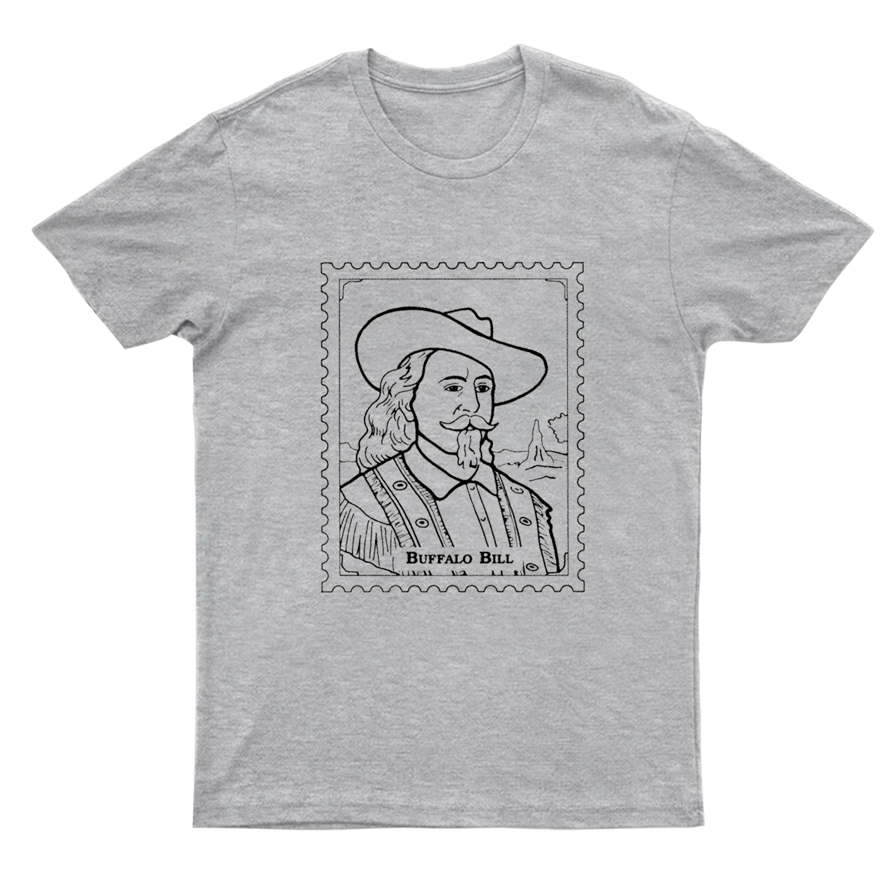 Buffalo Bill Stamp T-Shirts