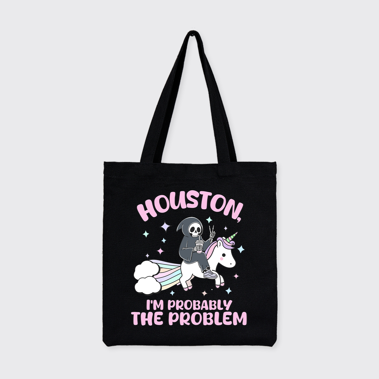 Mental Health-Houston I'm Probably The Problem_Cowboybay Canvas Tote Bag