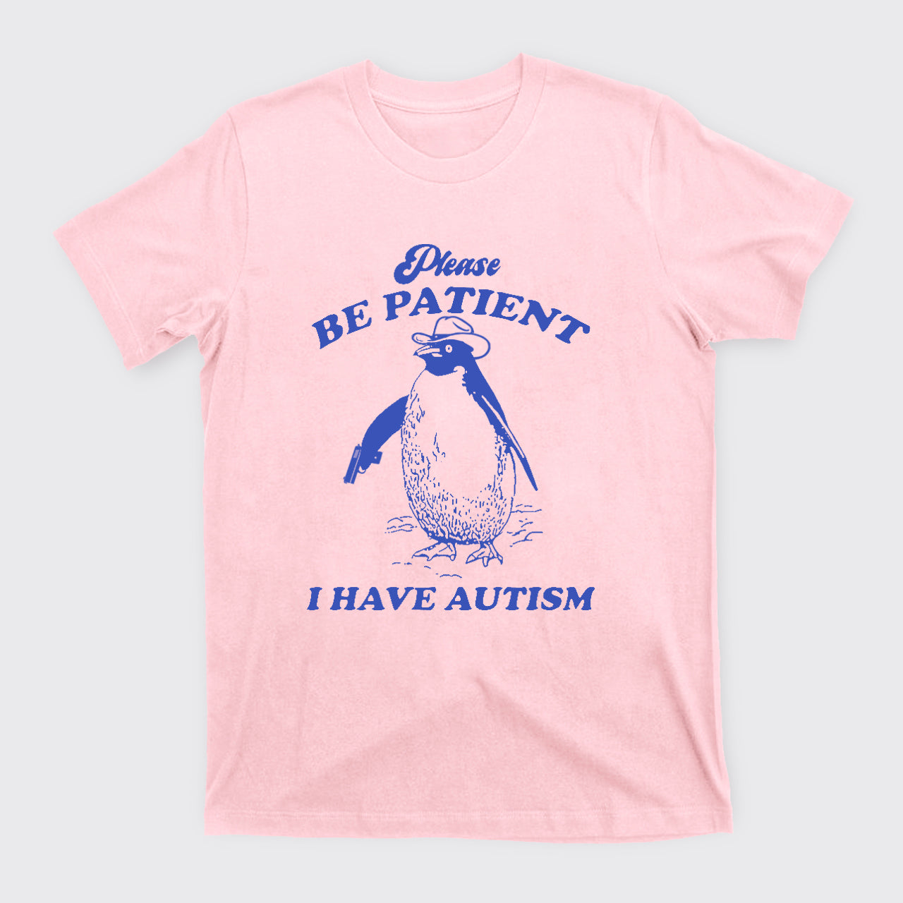 Retro Penguin-Please Be Patient T-Shirts