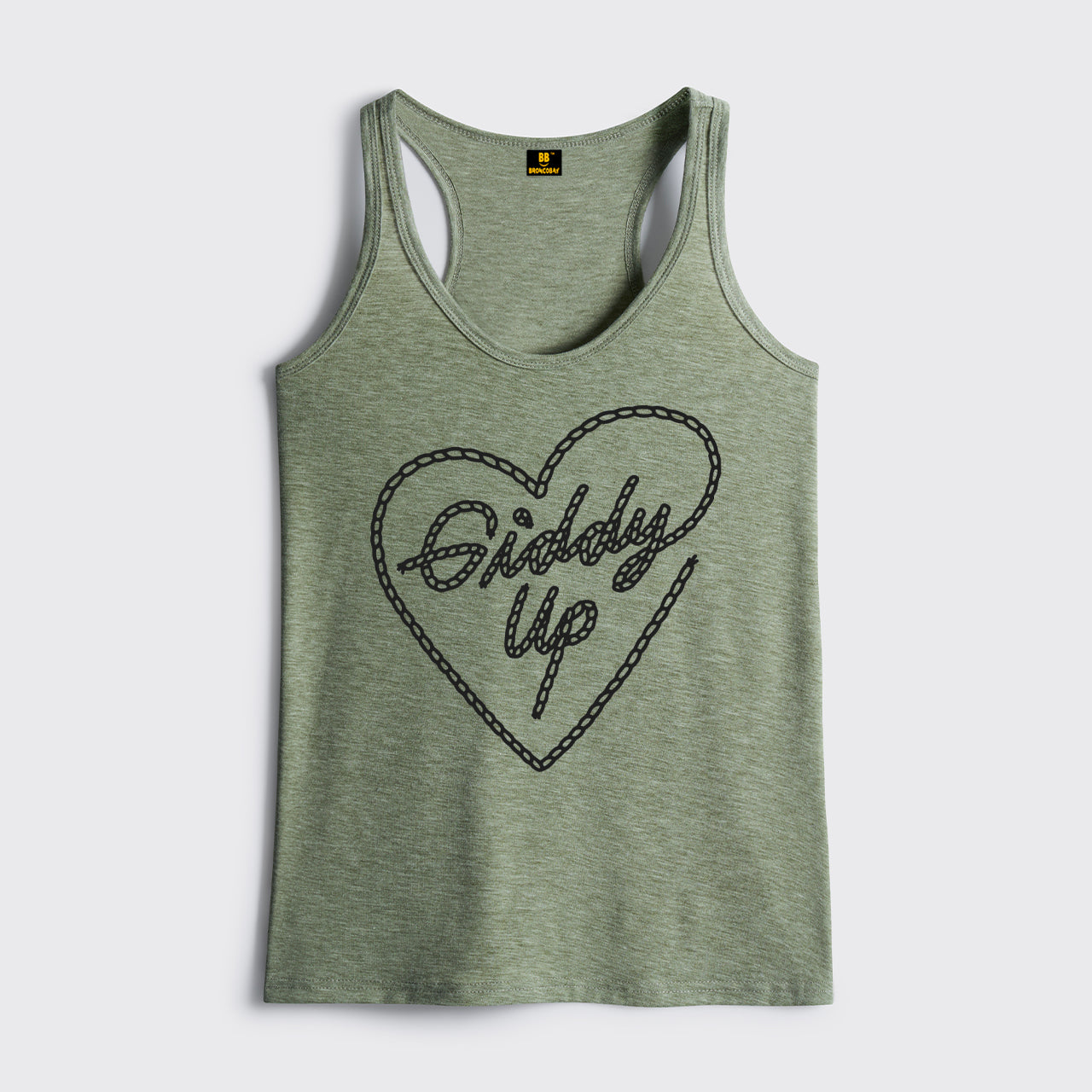 Giddy Up Heartfelt Western Classic Tanks