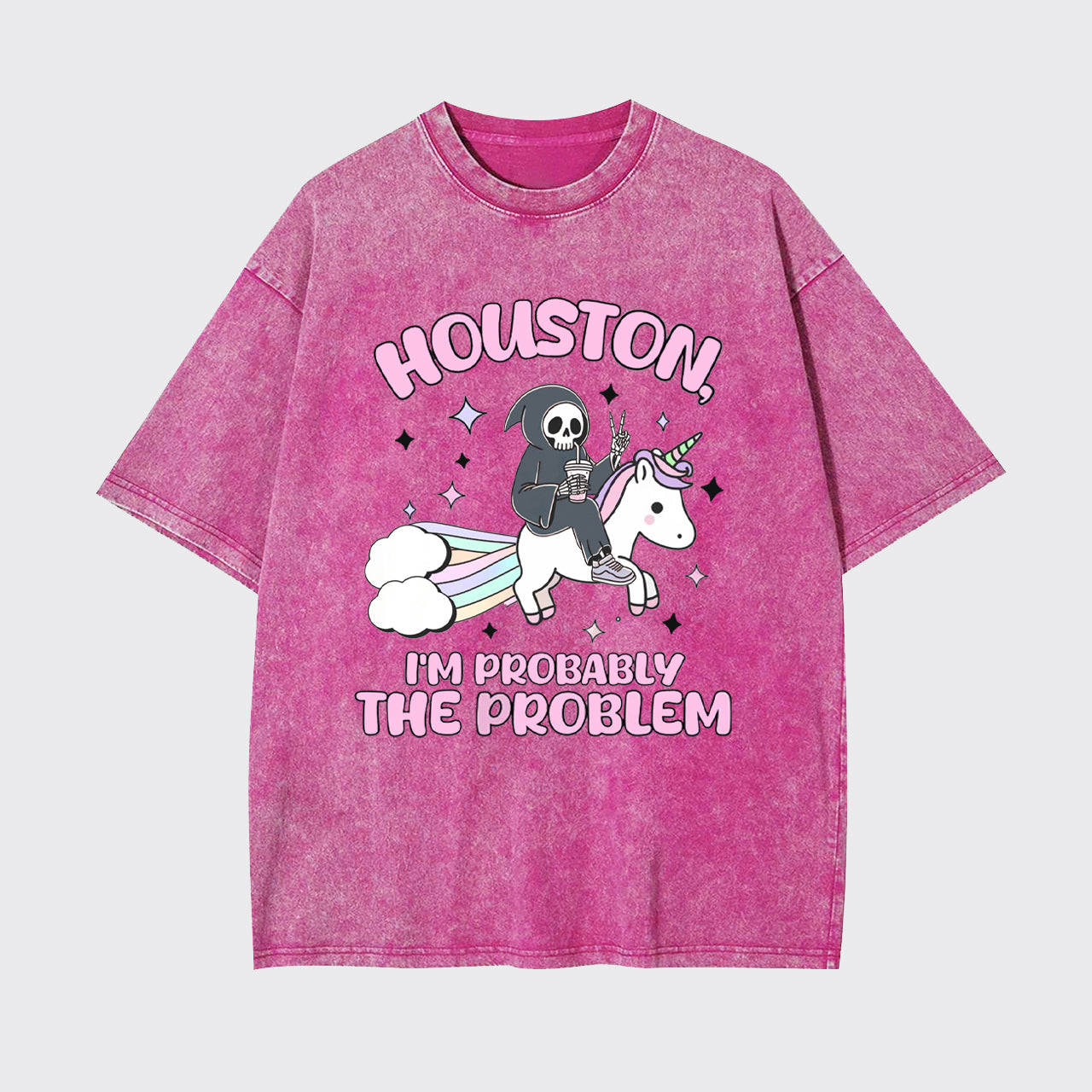 Mental Health-Houston I'm Probably The Problem Garment-dye Tees