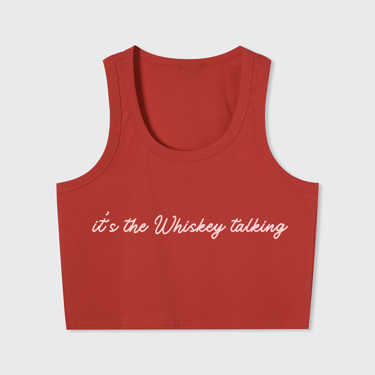 It's The Whiskey Talking Tank Top