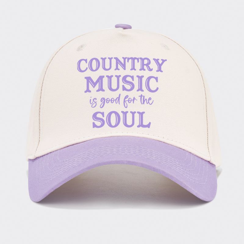 Country Music Is Good For The Soul Baseball Cap