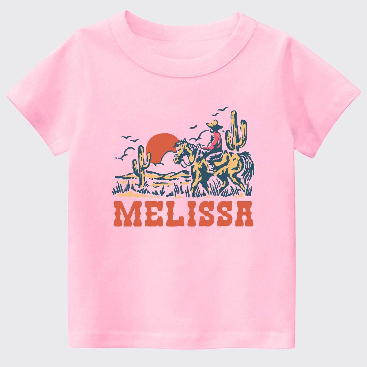 Personalized Cowgirl Kids T-shirt