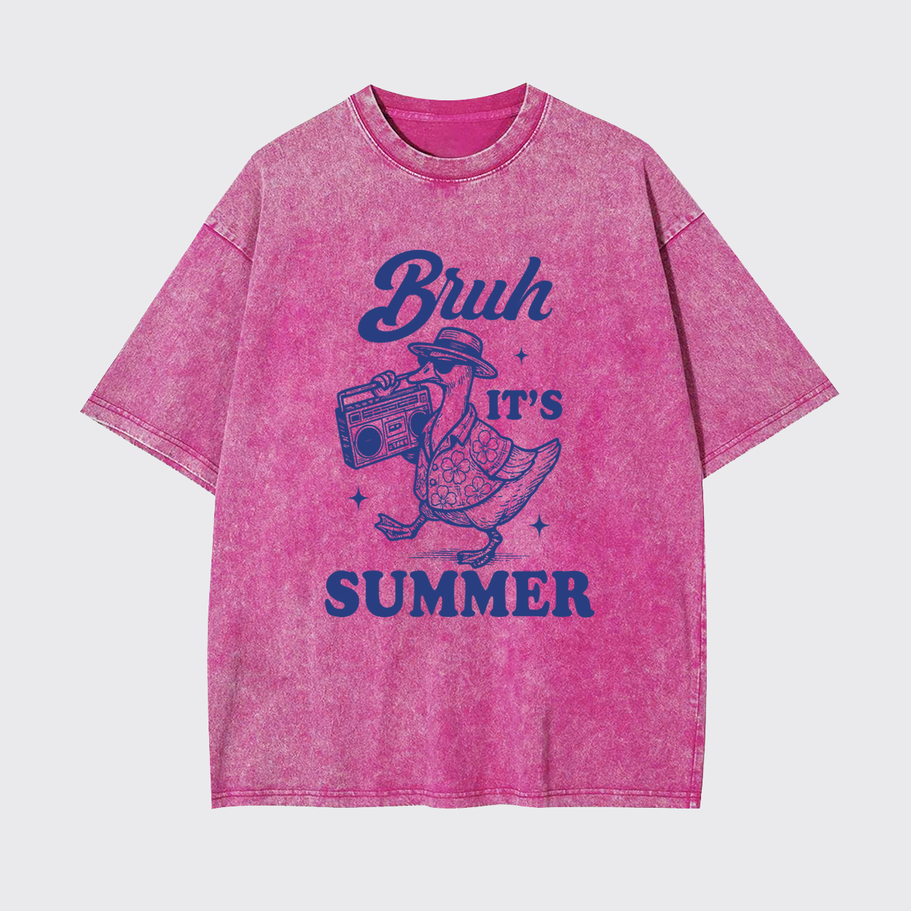 Funny Summer-It's Summer Goose Garment-dye Tees