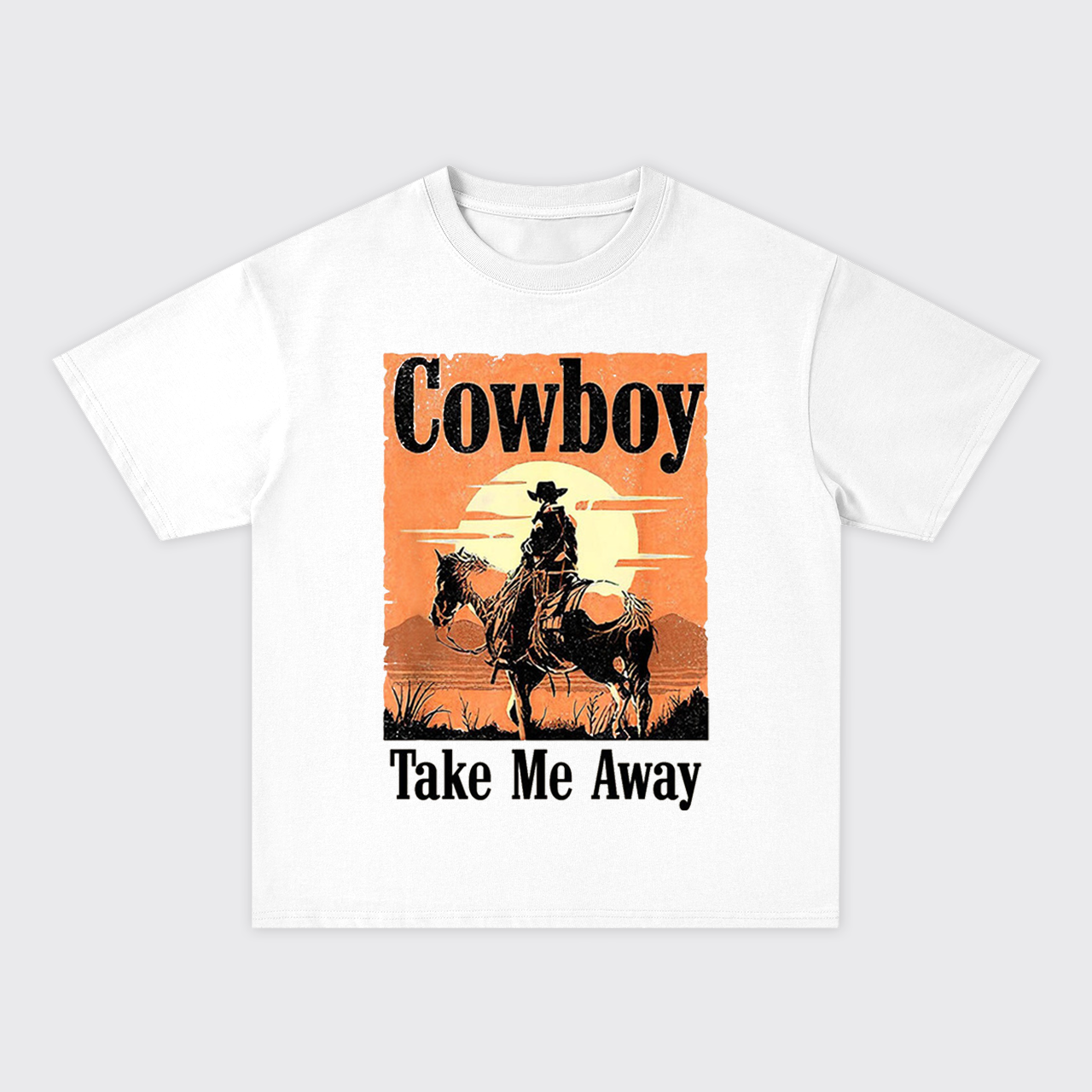Cowboy Take Me Away Oversize T-Shirts