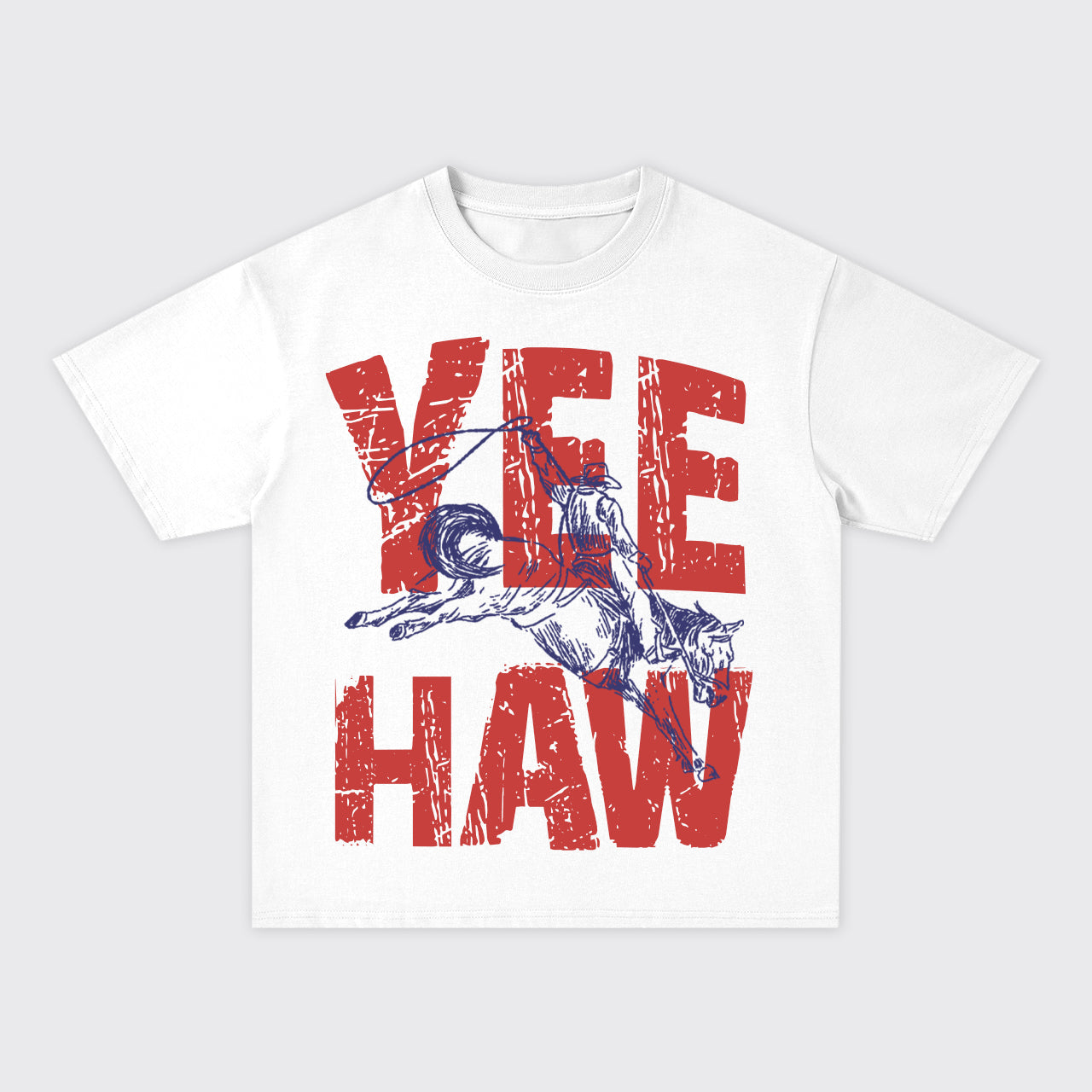 Yeehaw Vintage Oversize T-Shirts