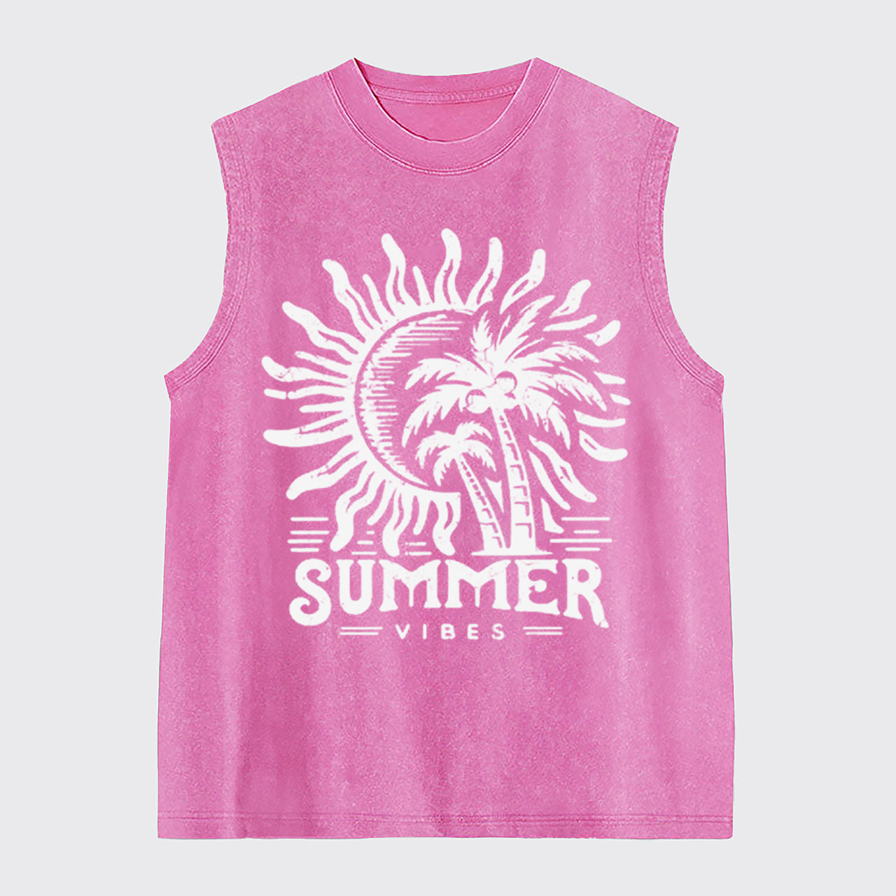 Retro Summer Vibes Washed Tanks