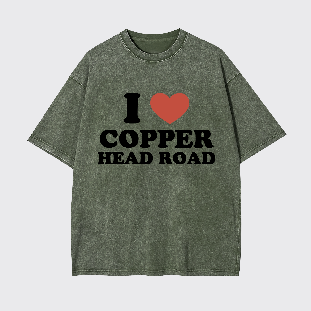 I Love CopperHead Garment-dye Tees