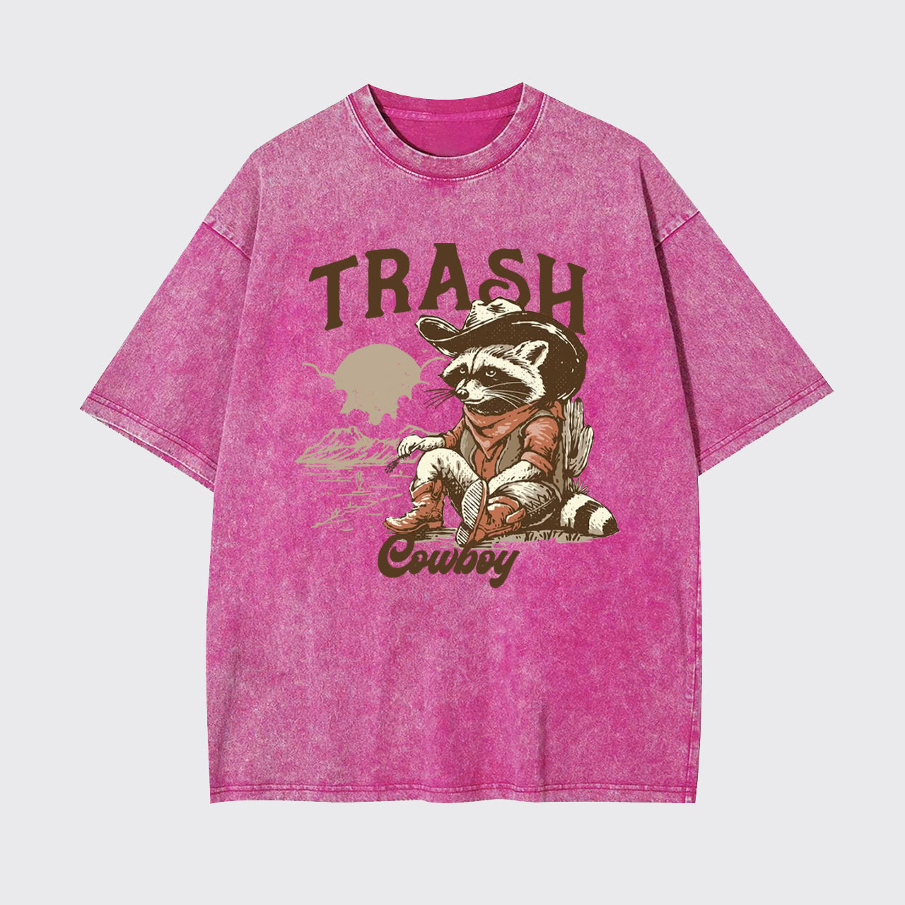 Funny Trash Raccoon Garment-dye Tees