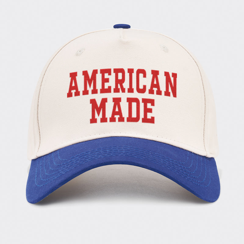 American Made Embroidered Baseball Cap