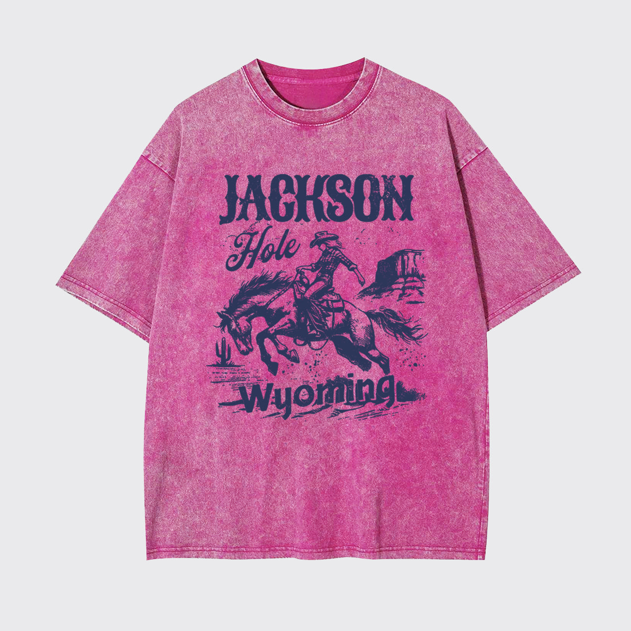 Vintage Cowboy-Jackson Hole Wyoming Garment-dye Tees