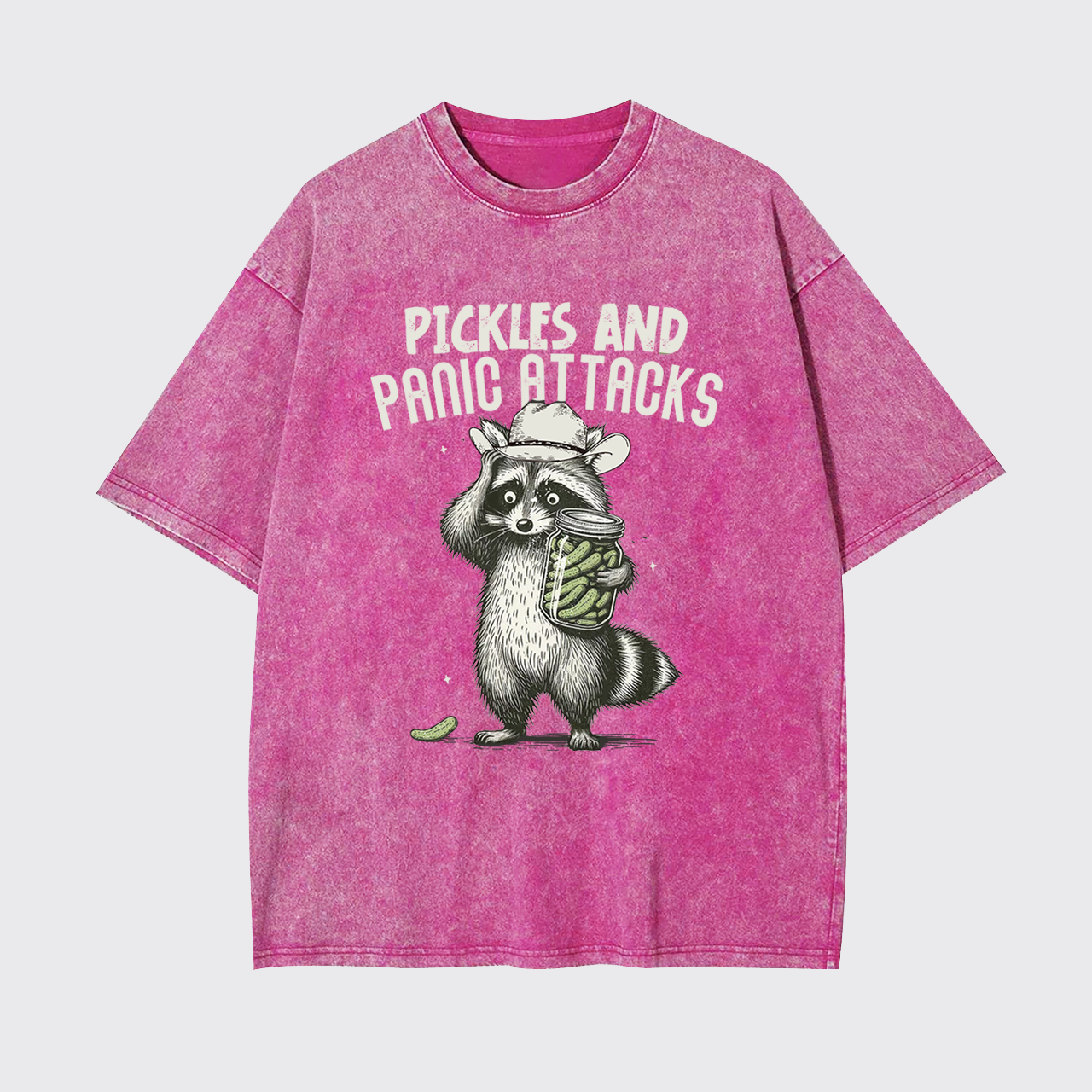 Mental health-Pickles And Panic Attacks Garment-dye Tees