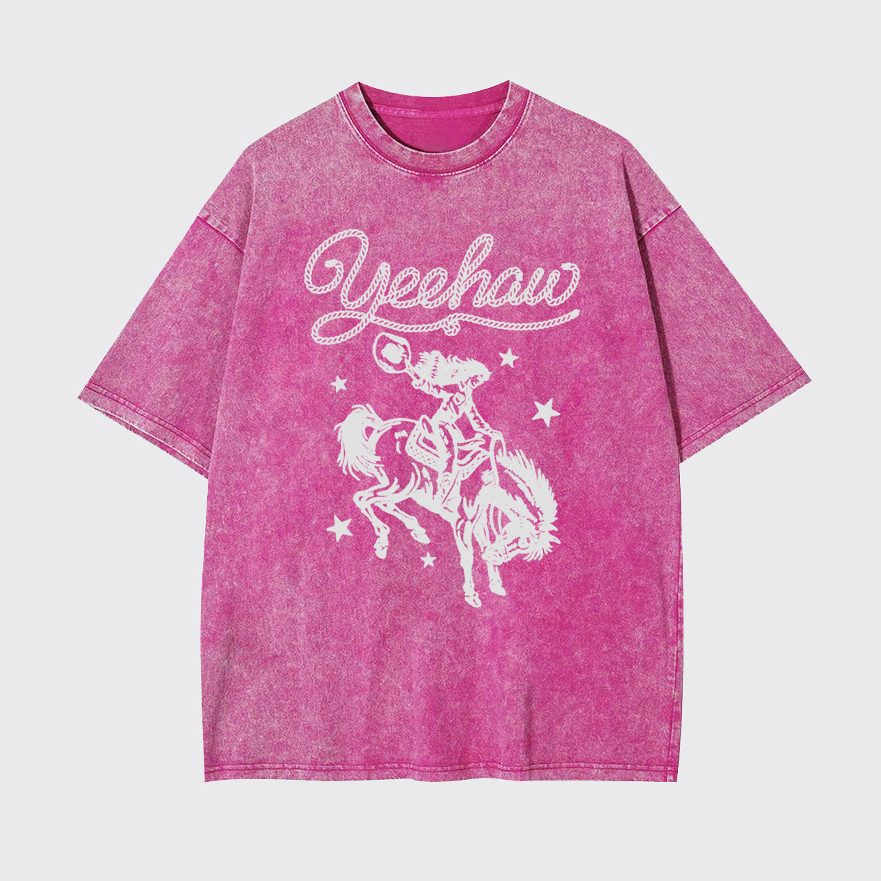 Yeehaw Cowgirl Garment-dye Tees