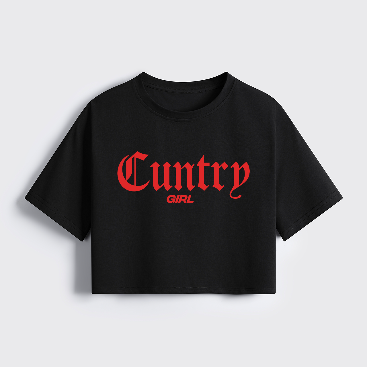 Cuntry Girl Cropped Boxy Tee