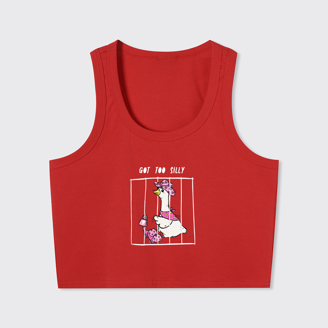 Funny Goose-Silly Too Goose Tank Top