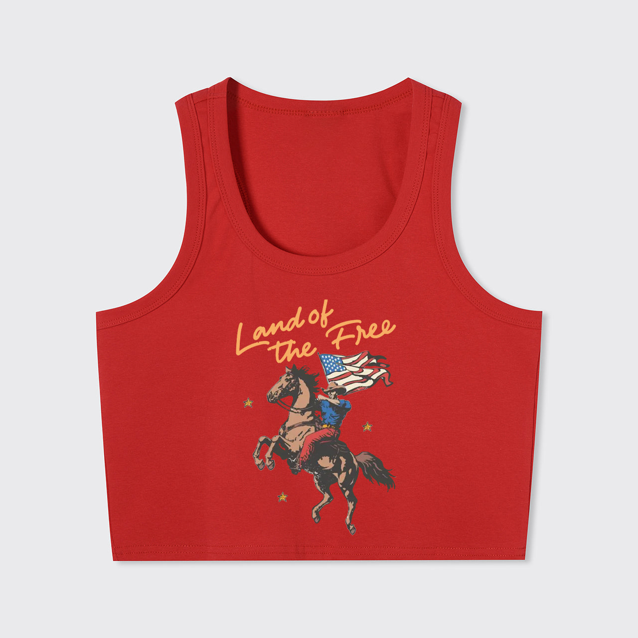 July 4th Land of Free Tank Top