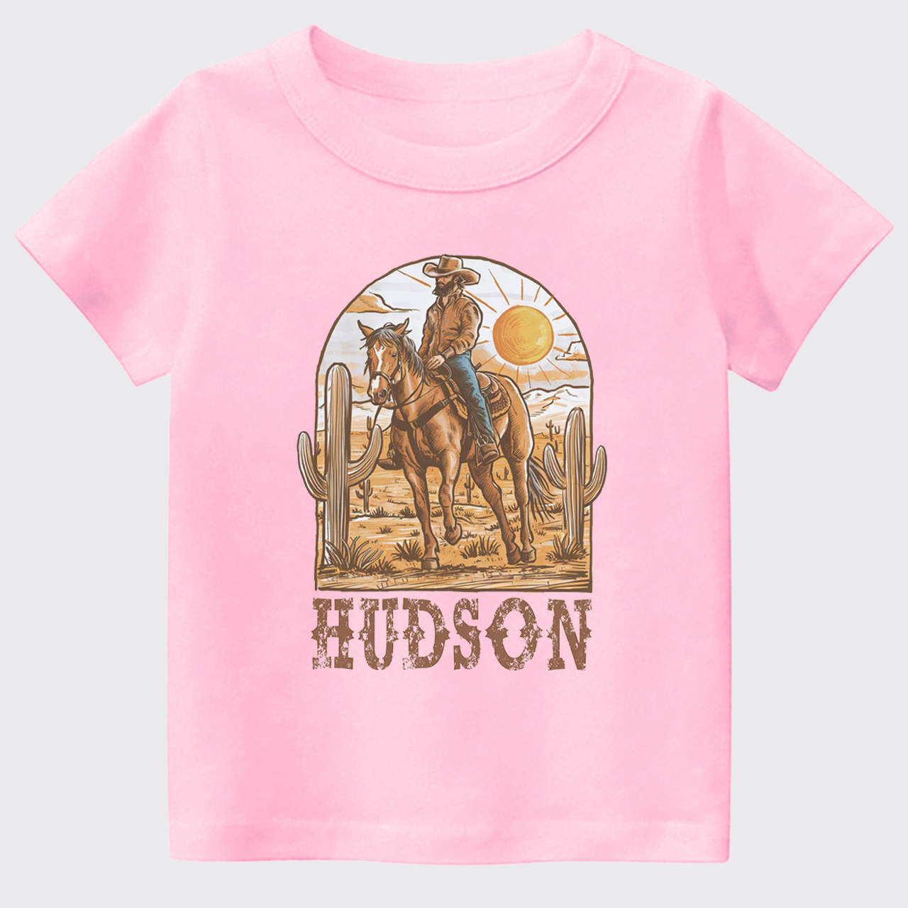 Personalized Cowboy Desert Kids T-shirt