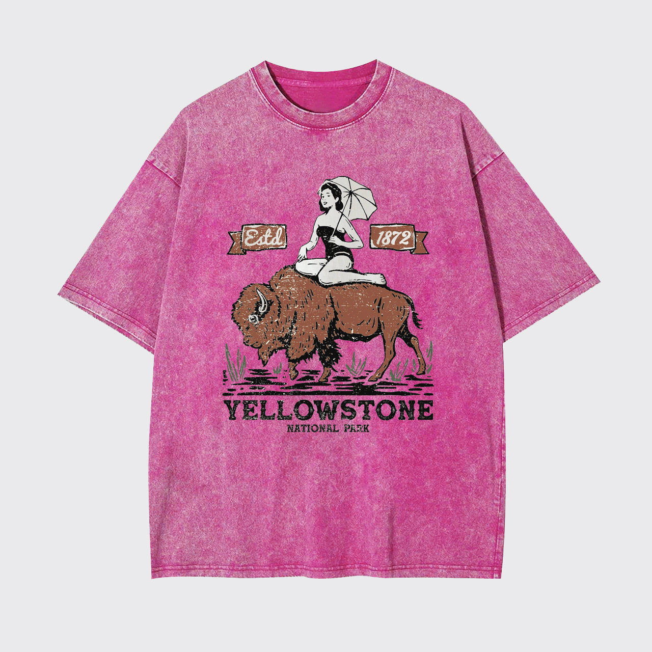 Vintage Yellowstone National Park Garment-dye Tees