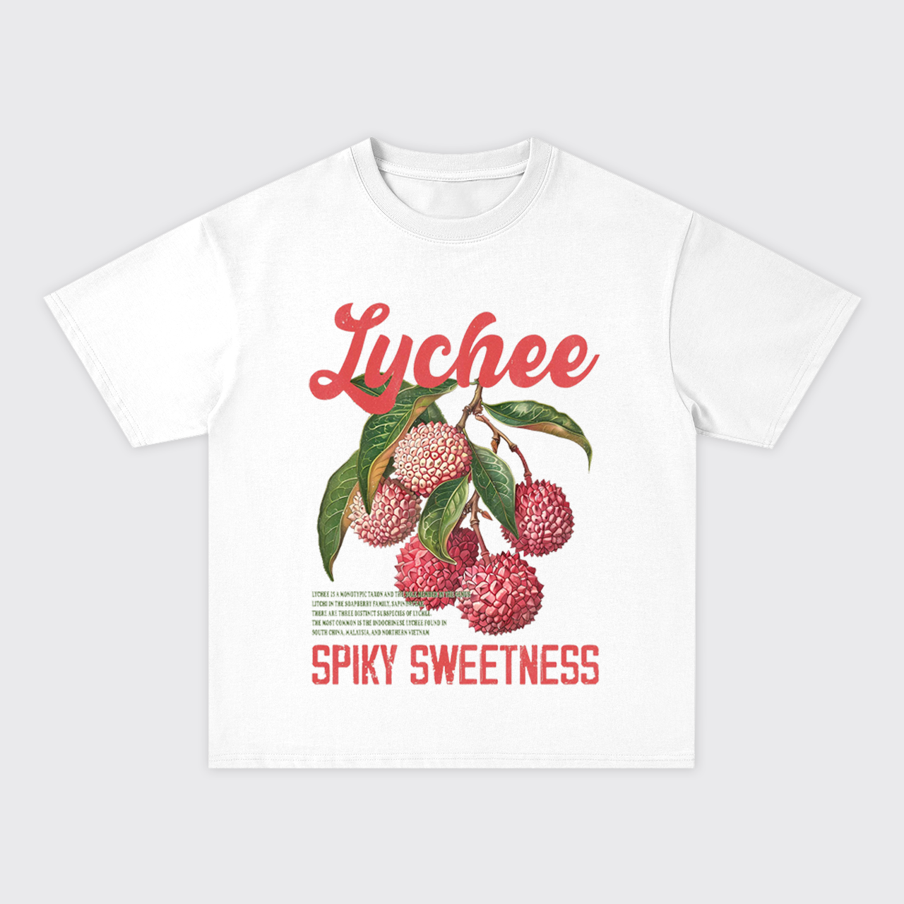 Retro Style-Fresh Lychee Oversize T-Shirts