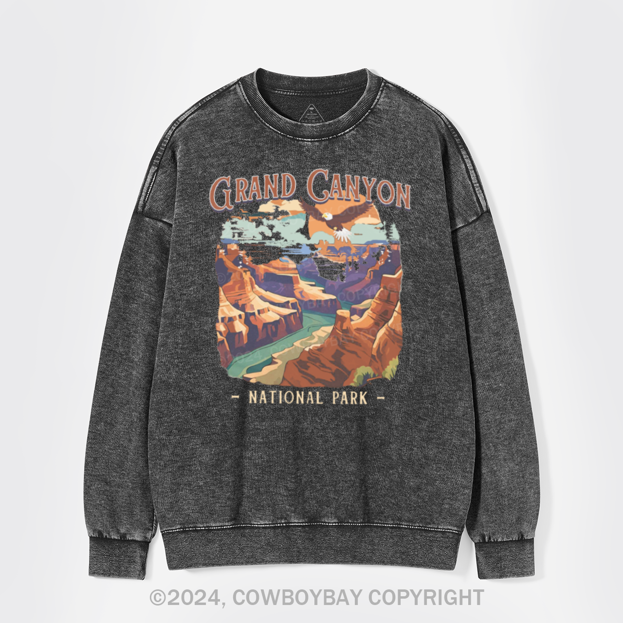 Vintage Grand Canyon National Park Washed Sweatshirts