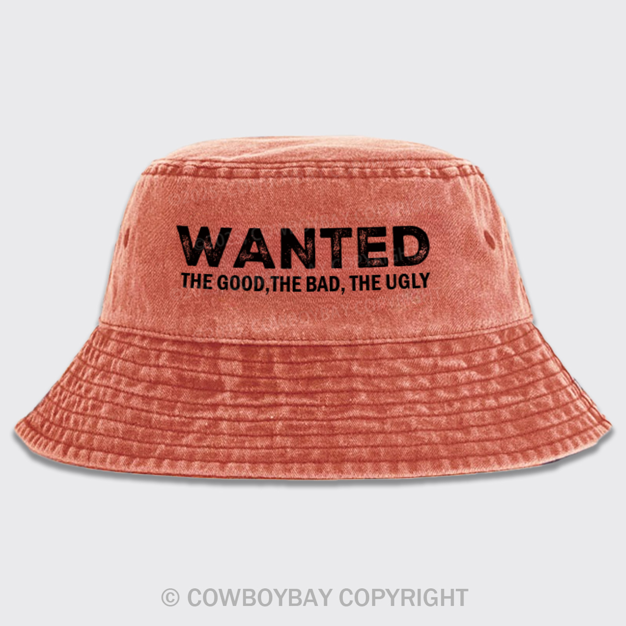 Wanted The God,The Bad,The Ugly Bucket Hat